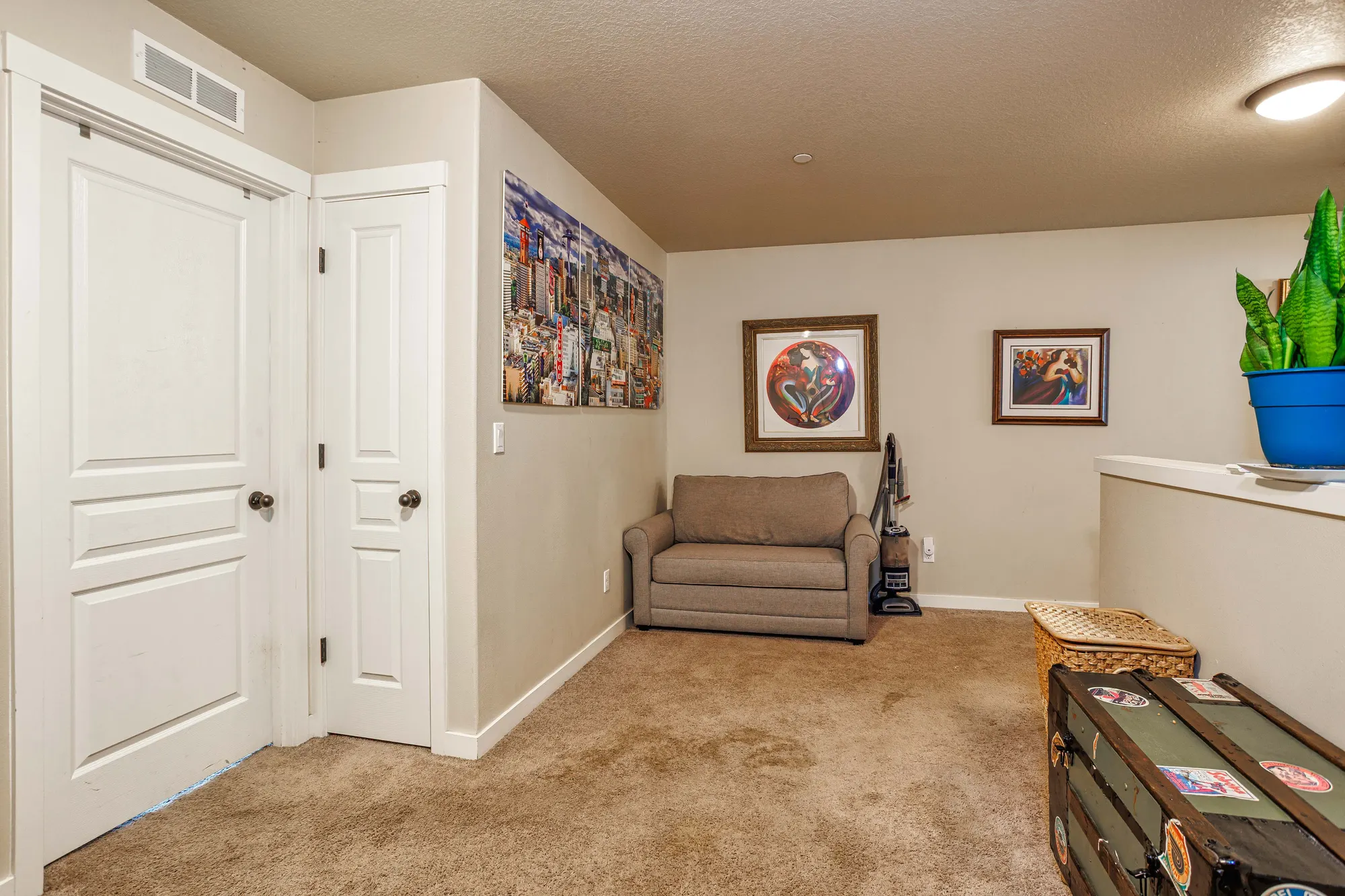 Upper-level loft — flex space, office, or play