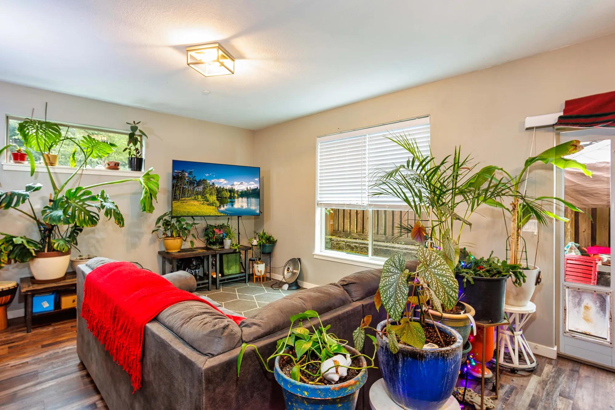 Open-concept living room